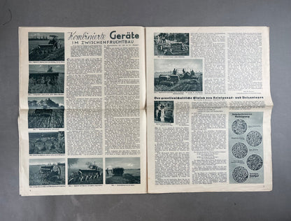 WW2 Tysk "Landbau" / DAF Avis. Original.