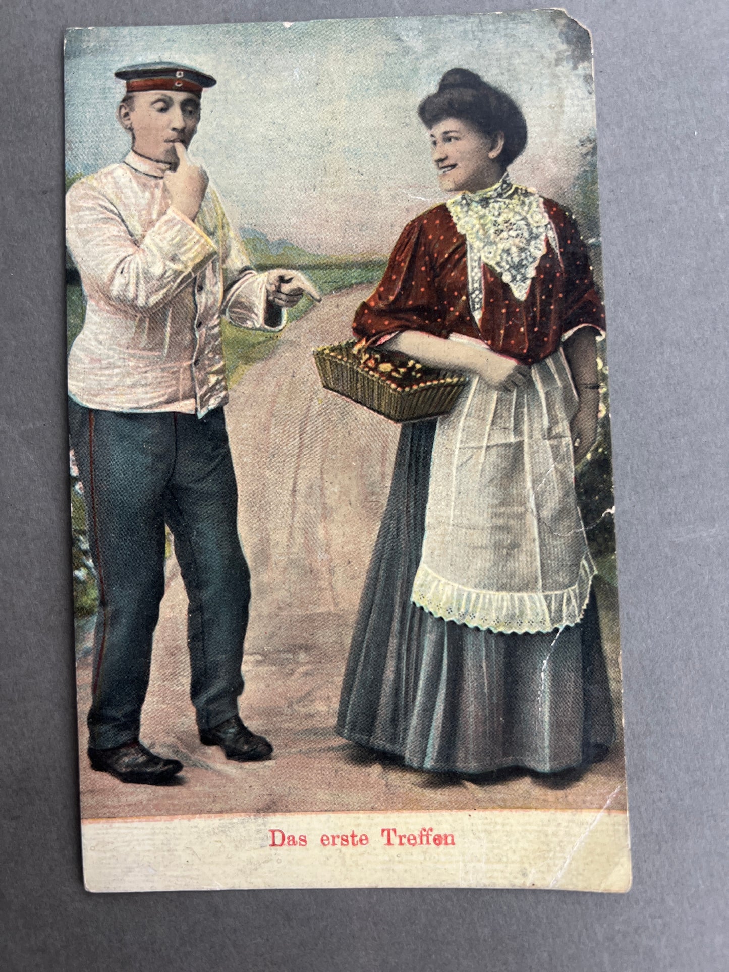 WW1 Tysk Postkort. Original.