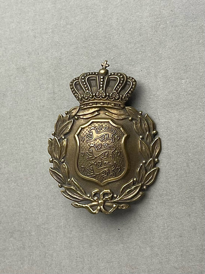 WW2 Dansk M23 Nummerplade Mærke. Original.