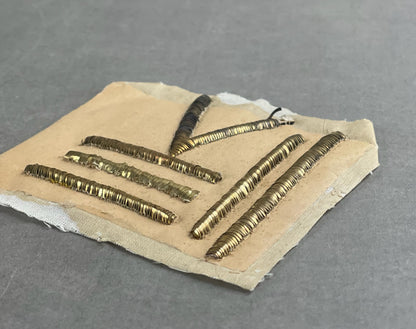 WW1/WW2 Tysk Ufærdigt broderet insignia. Original.