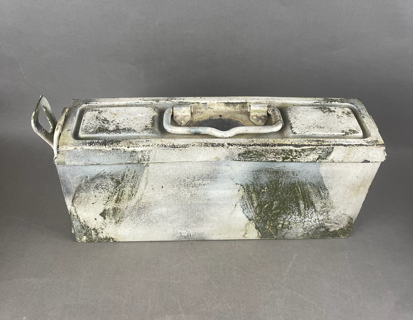 WW2 Tysk MG34/42 Ammunitions Kasse. Nymalet men flot lavet. Original.