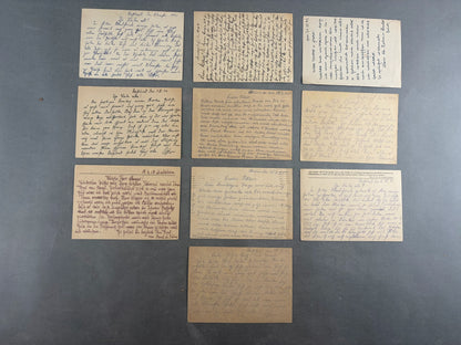 WW2 Tysk Feldpost Lot. 10 Stk. Original.