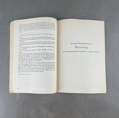 WW2 Tysk/Dansk "Adolf Hitlers Proklamation" Hæfte. Original.