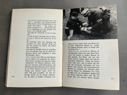 WW2 Tysk HJ Bog. Med Hilsen/Dedikation. Mange gode billeder. Original.