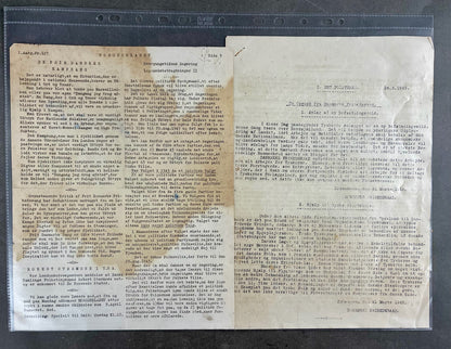 WW2 Dansk Illegalt "blad". Original.