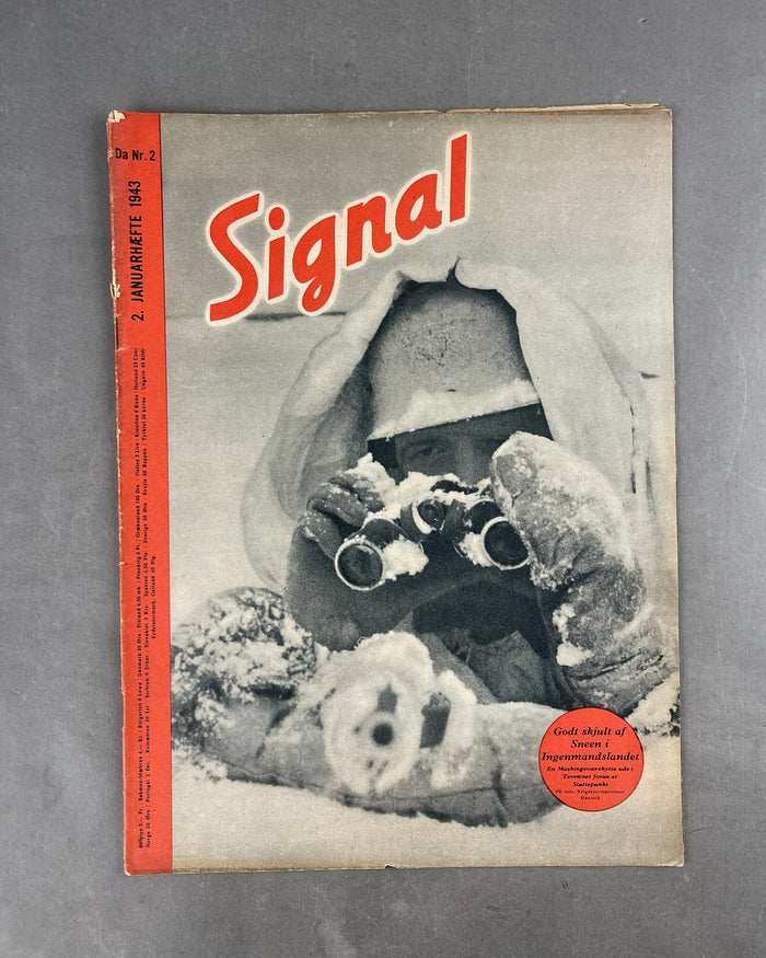 WW2 Tysk Signal Blad. Original.