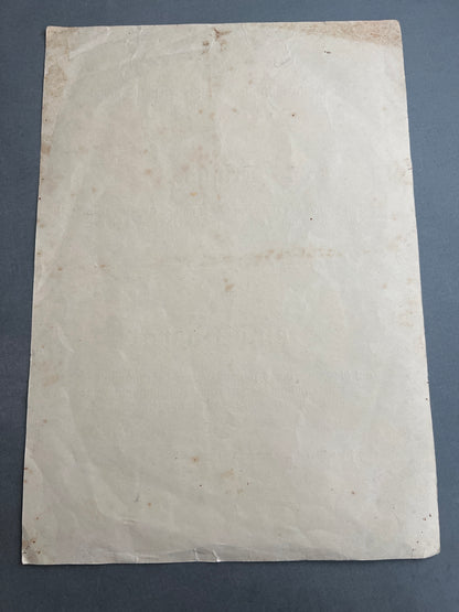 WW2 Tysk NSDAP Forfremmelse Urkunde. Original.