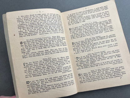 WW1/WW2 Tysk "Deutsches Liederbuch". Original.