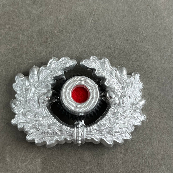 WW2 Tysk Wehrmacht Kasket Egeløv og Korkade. Original.