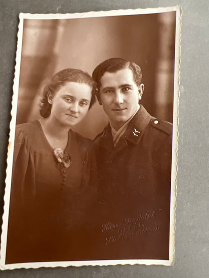 WW2 Tysk Luftwaffe Foto-Postkort. Original.
