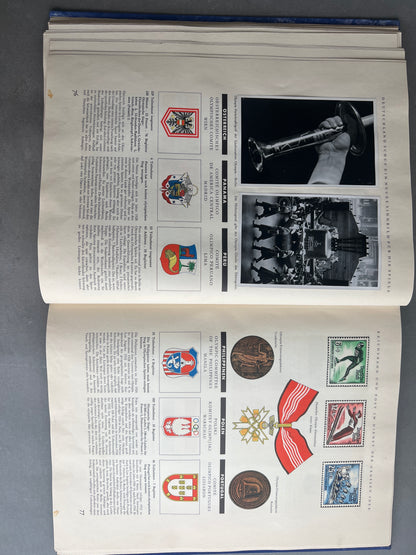 WW2 Tysk Olympiaden 1936 "Cigaretten album". Ikke komplet. Original.