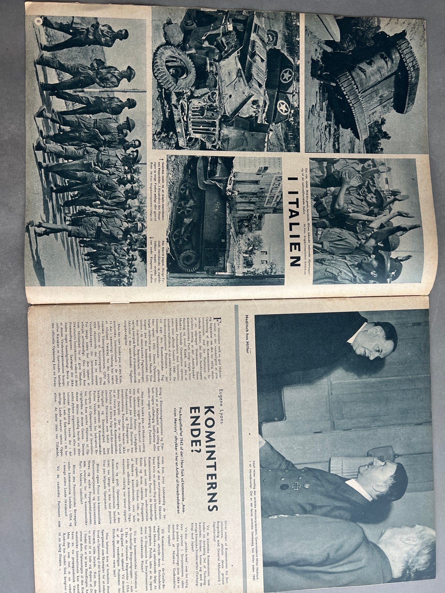 WW2 Tysk/Dansk Signal Blad. Original.