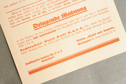 WW2 Tysk NSDAP / HJ Blad. Original.