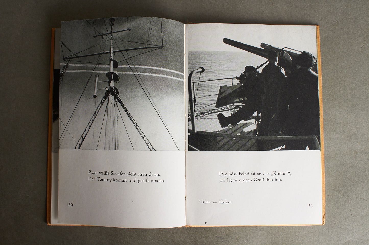 WW2 Tysk Kriegsmarine "Bilderbuch der Minensuch" Bog. Original.
