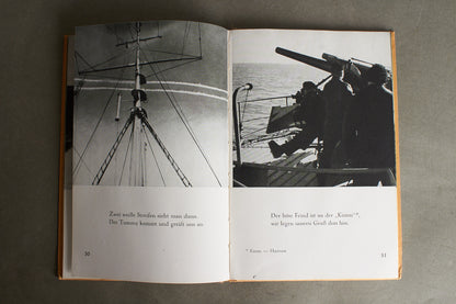 WW2 Tysk Kriegsmarine "Bilderbuch der Minensuch" Bog. Original.