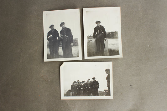 WW2 Tysk Kriegsmarine Fotos af Jernkors Modtager. Gode fotos! Original.
