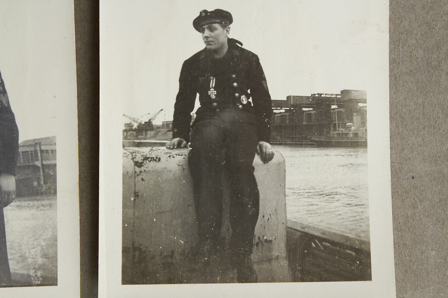 WW2 Tysk Kriegsmarine Fotos af Jernkors Modtager. Gode fotos! Original.