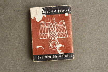 WW2 Tysk Tidlig WHW "Bog" fra 1937. Original.