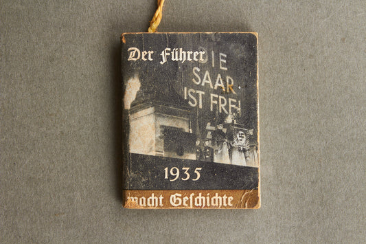 WW2 Tysk Tidlig WHW "Bog" fra 1935. Original.