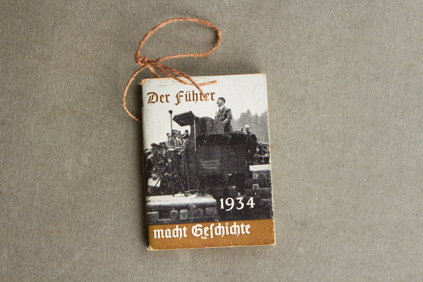 WW2 Tysk Tidlig WHW "Bog" fra 1934. Original.