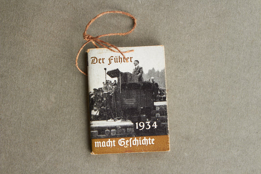 WW2 Tysk Tidlig WHW "Bog" fra 1934. Original.