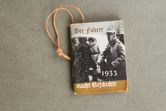 WW2 Tysk Tidlig WHW "Bog" fra 1933. Original.