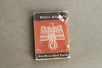 WW2 Tysk Tidlig WHW "Bog" fra 1938. Original.
