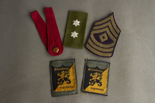 Blandet Militær Mærker. Original.