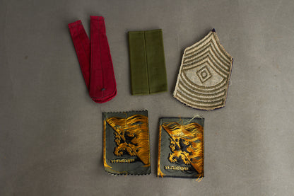 Blandet Militær Mærker. Original.