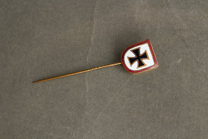 WW2 Tysk Soldater Veteranforenings nål (DRK, NS-RKB, Kyffhäuser mv.). Original.