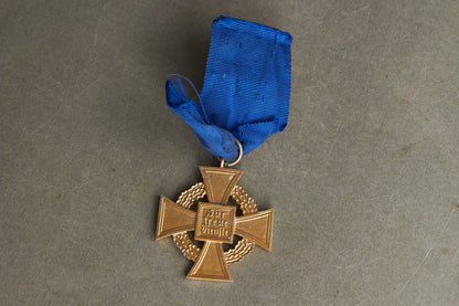 WW2 Tysk Treudienst 25 år Medalje. Original.