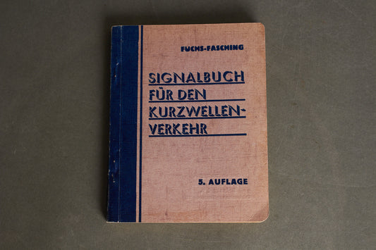 WW2 Tysk Kriegsmarine "Signalbuch". Original.