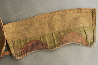 WW2 Engelske Gamacher fra 1944. Genbrugt i Danmark. Original.