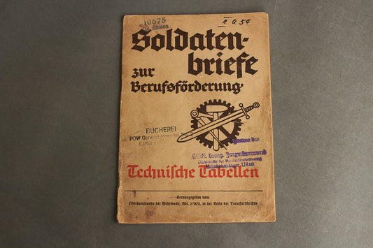 WW2 Tysk Wehrmacht Hæfte/Blad "Soldatenbriefe". Godt stemplet. Original.