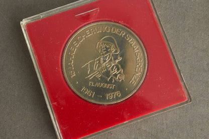 Østtysk DDR "Grenztruppe" Jubilæumsmønt. Original.