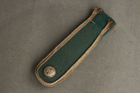 WW2 Norsk Nazistisk "AT" (ArbeidsTjeneste) Skulderstrop. Sjælden. Original.