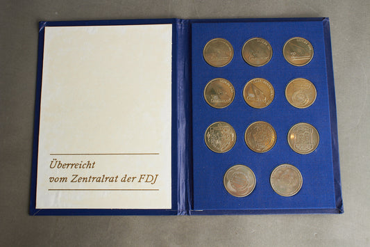 Østtysk DDR Erindringsmønter. Original.