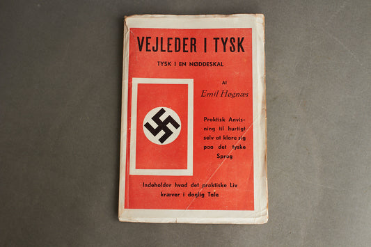 WW2 Dansk "Vejledning i Tysk" fra 1940. Ses ikke tit. Original.