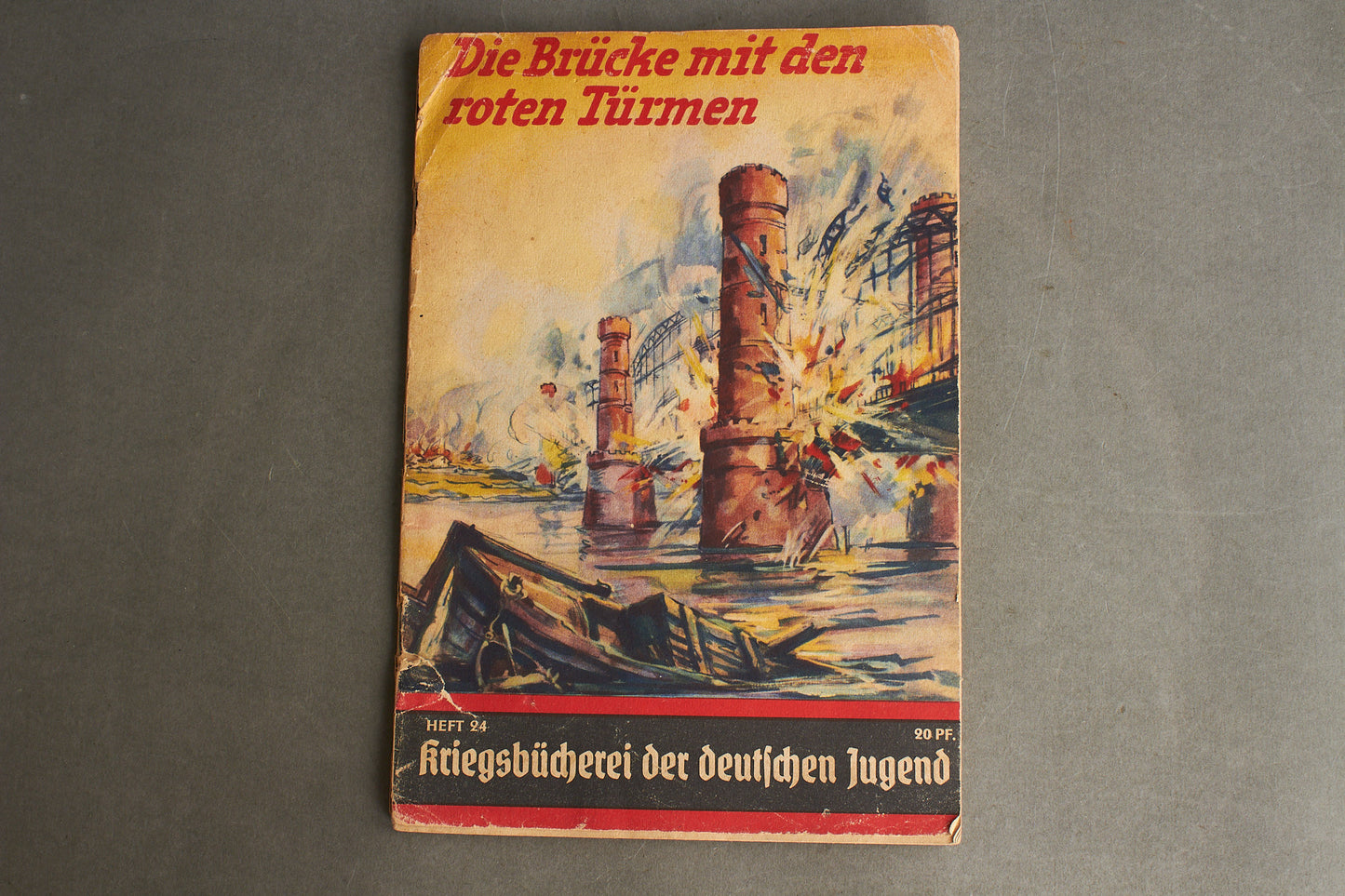 WW2 Tysk HJ Hæfte. Original.