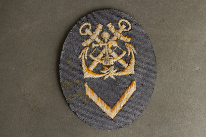 WW2 Tysk Kriegsmarine Specialist Ærmemærke. Original.