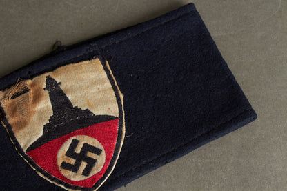 WW2 Tysk NS-RKB/Kyffhäuserbund Armbind. Original.