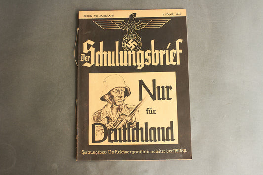 WW2 Tysk NSDAP Blad. Original.