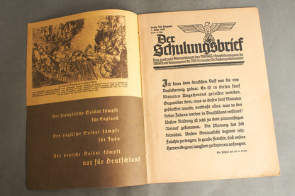 WW2 Tysk NSDAP Blad. Original.