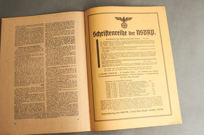 WW2 Tysk NSDAP Blad. Original.