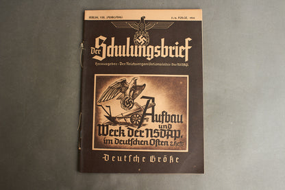 WW2 Tysk NSDAP Blad. Original.