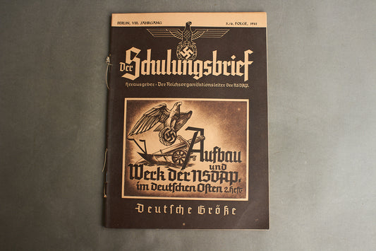 WW2 Tysk NSDAP Blad. Original.