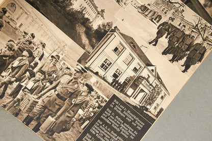 WW2 Tysk NSDAP Blad. Original.