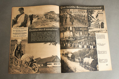 WW2 Tysk NSDAP Blad. Original.
