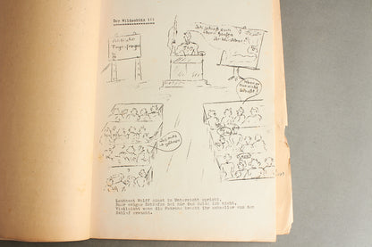 WW2 Tysk "Mindebog" fra Panzer Regiment 4 i 1938. Original.