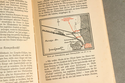 WW2 Tysk Kriegsmarine Bog fra 1935. Original.